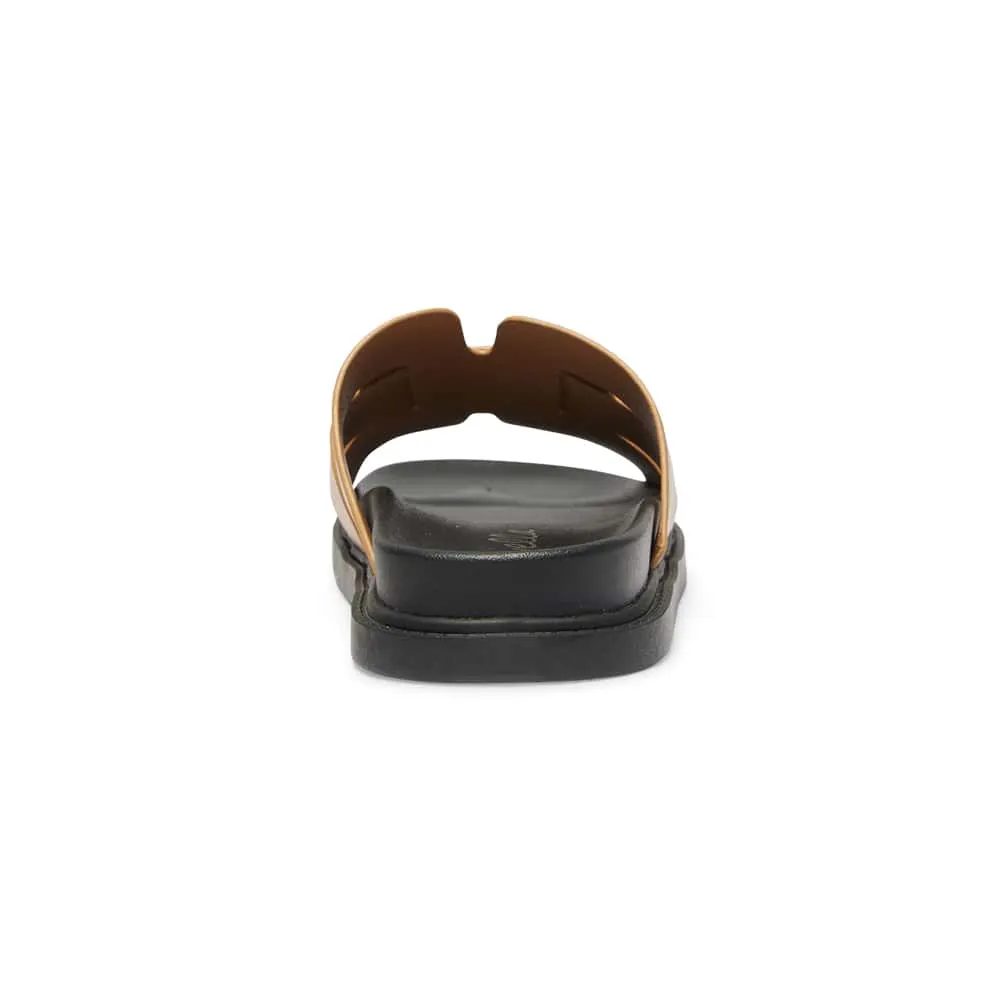 Felton Slide in Tan Smooth