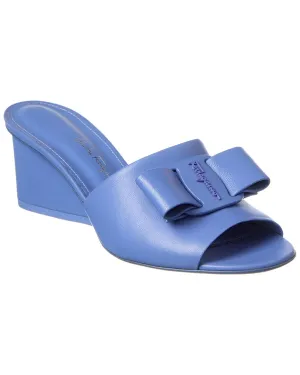 Ferragamo Valery Leather Sandal