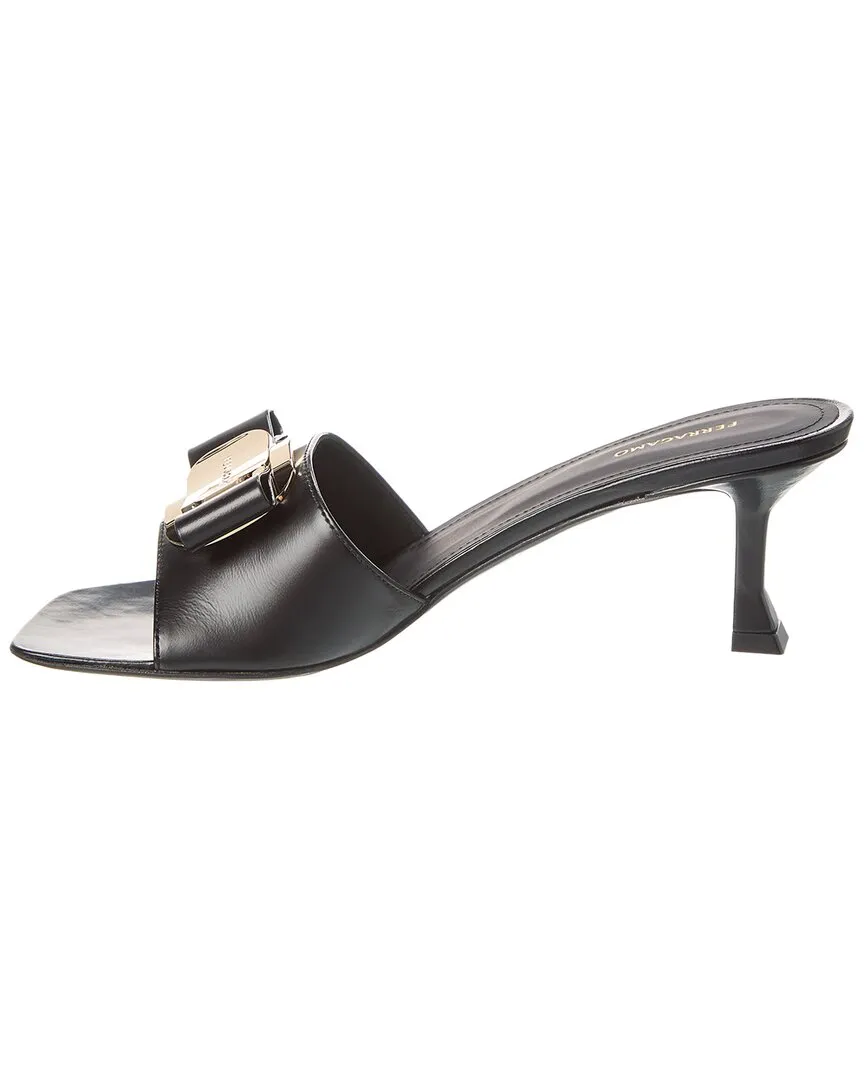 Ferragamo Zelie Leather Sandal
