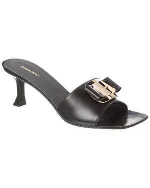 Ferragamo Zelie Leather Sandal
