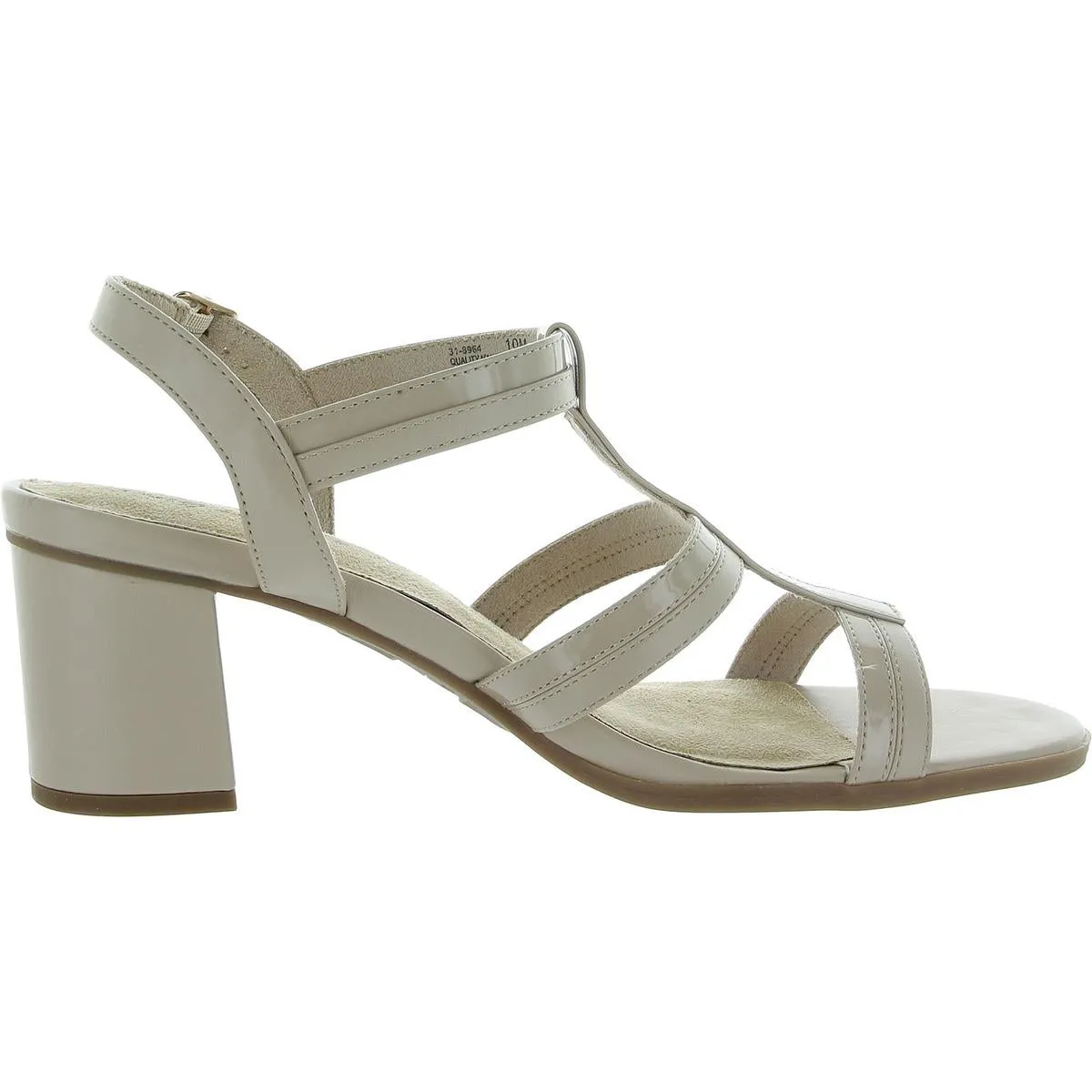 Fiesta Womens Patent Caged Slingback Sandals