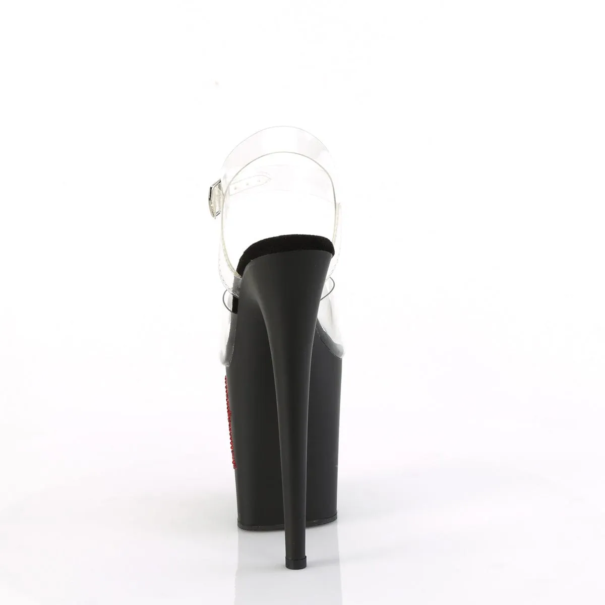 FLAMINGO-808TGRS Clear/Black-Red