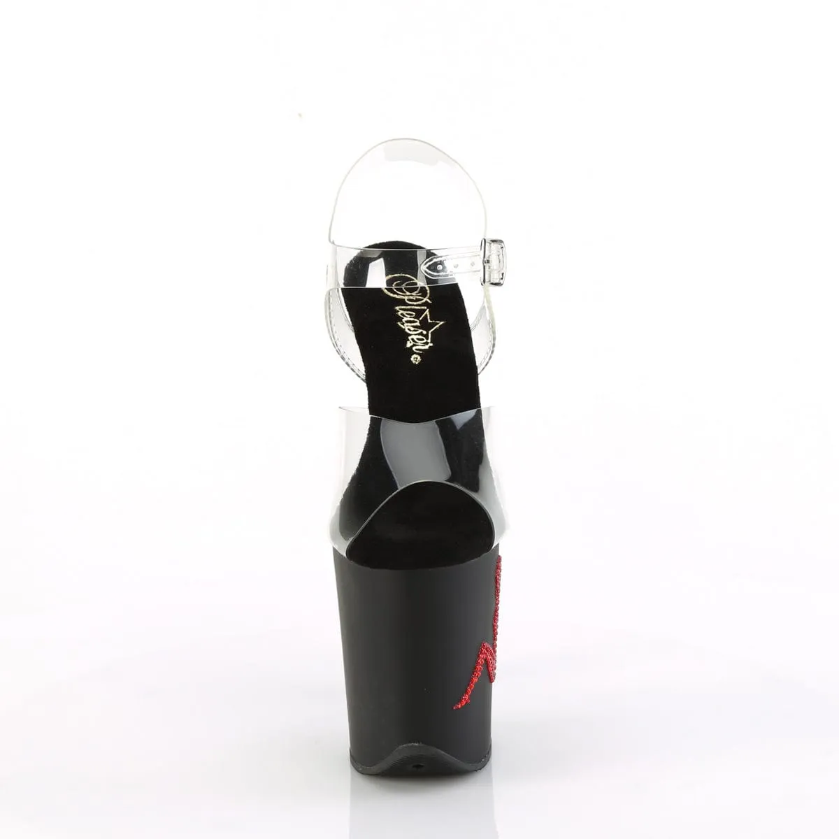 FLAMINGO-808TGRS Clear/Black-Red