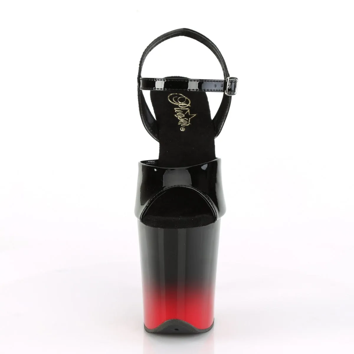 FLAMINGO-809BR-H Black Patent/Black-Red