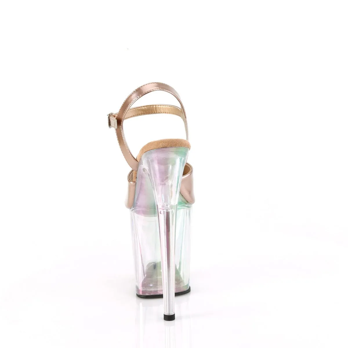 FLAMINGO-809HT Rose Gold Hologram Patent/ Hologram Tinted
