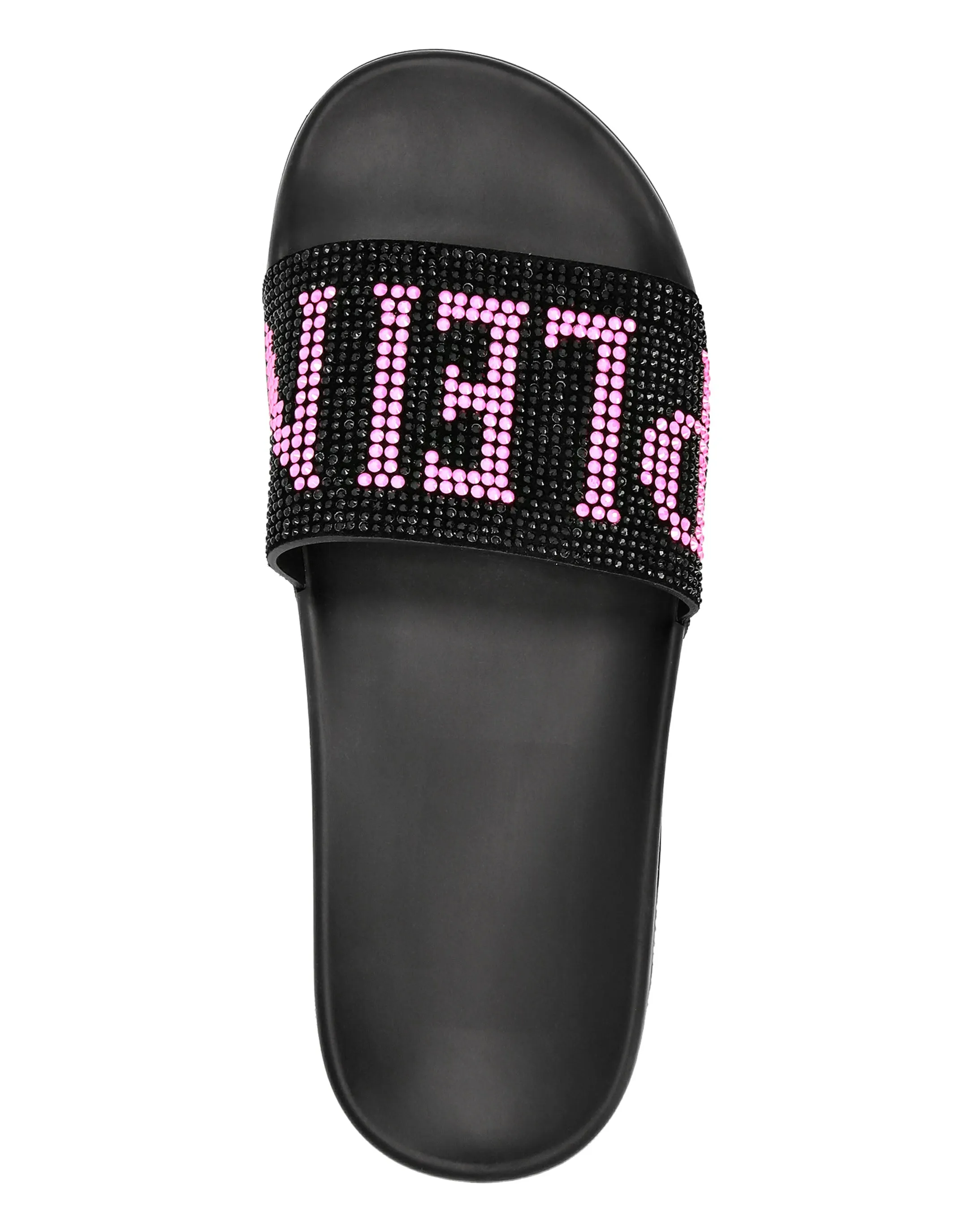 Flat gummy sandals Crystal Plein