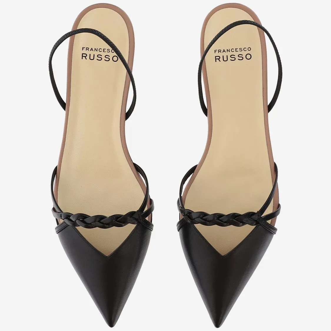 Flat Leather Pumps