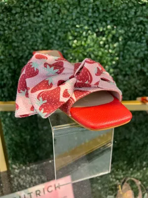 Fran Summer Flat In Red