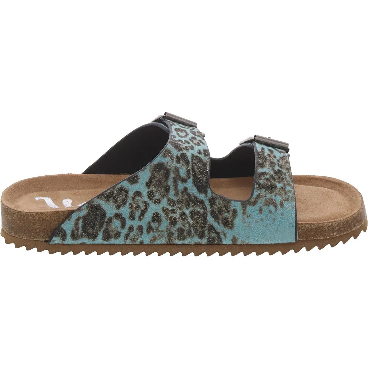 Gemini Womens Faux Suede Flat Slide Sandals