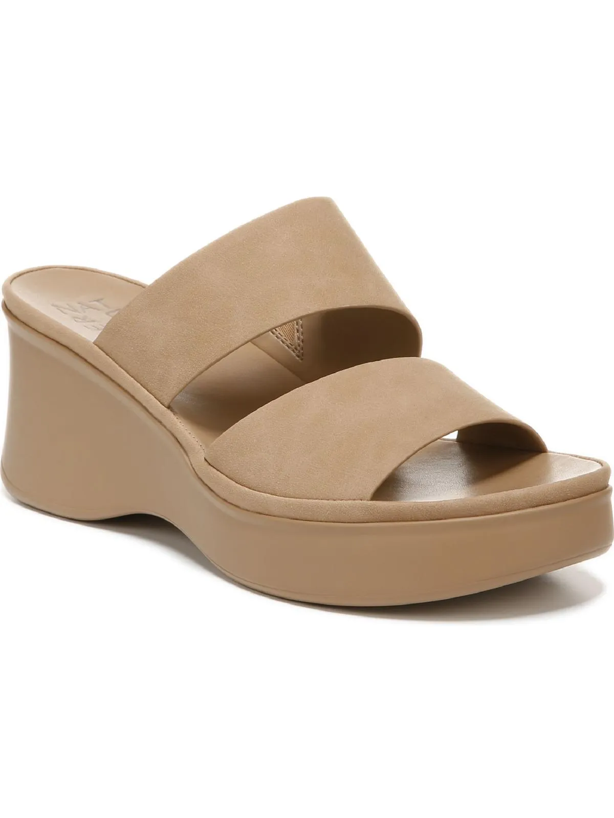 Genn-Rally Womens Padded Insole Solid Slide Sandals