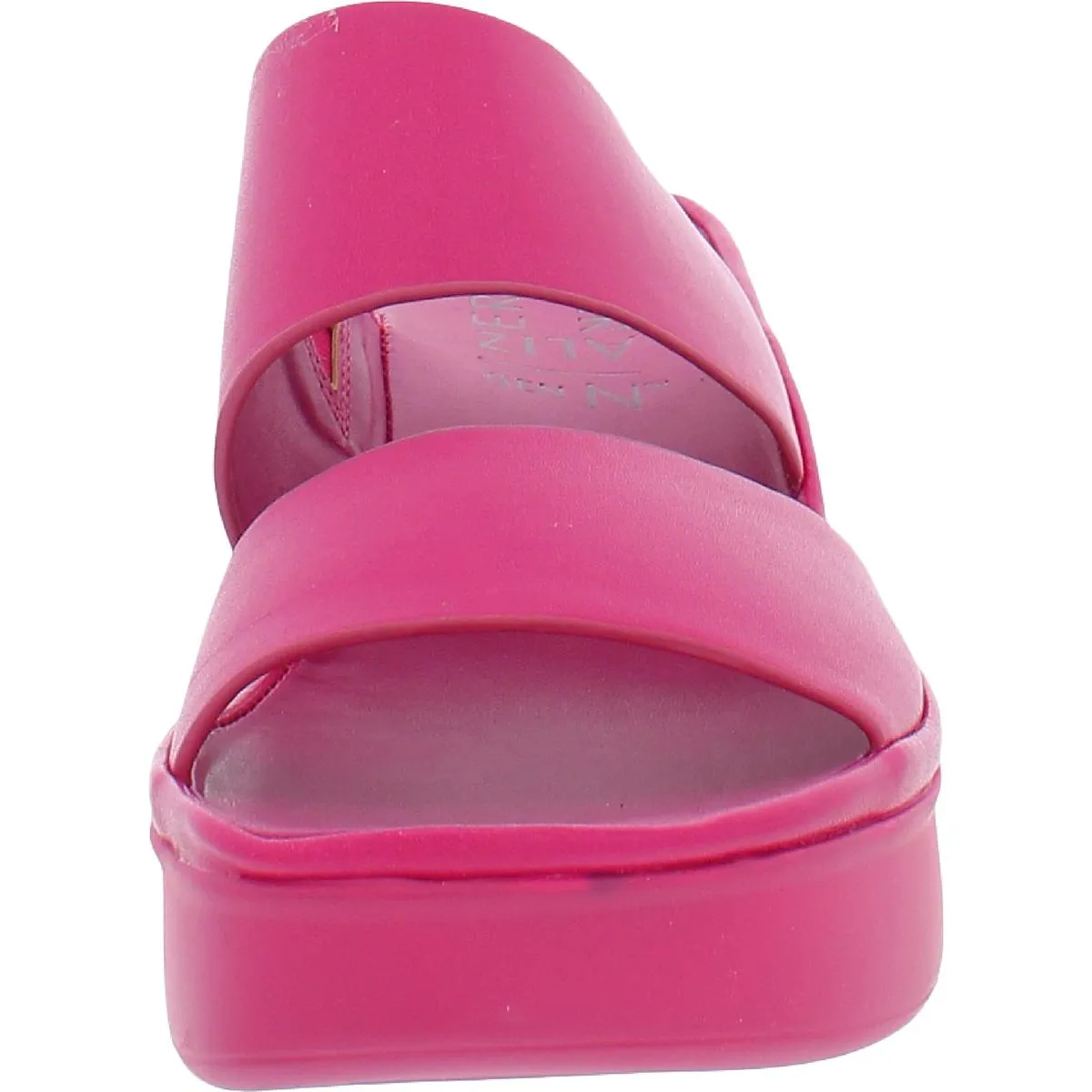 Genn-Rally Womens Padded Insole Solid Slide Sandals