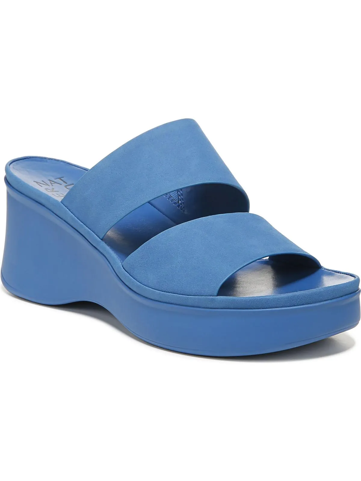 Genn-Rally Womens Padded Insole Solid Slide Sandals