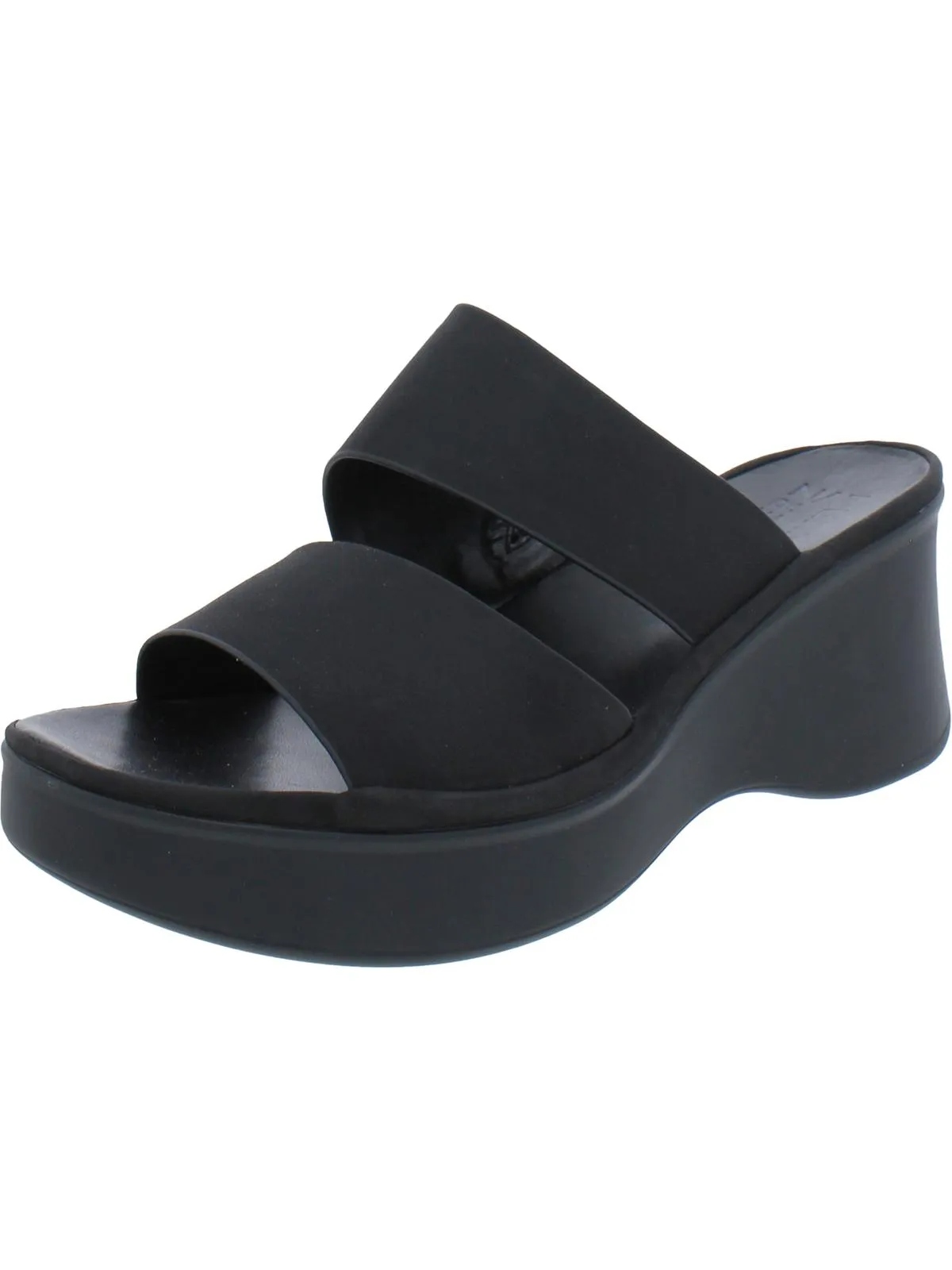 Genn-Rally Womens Padded Insole Solid Slide Sandals