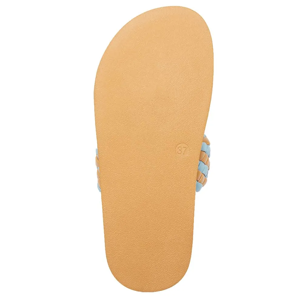 Ghost Slide in Camel And Blue Smooth