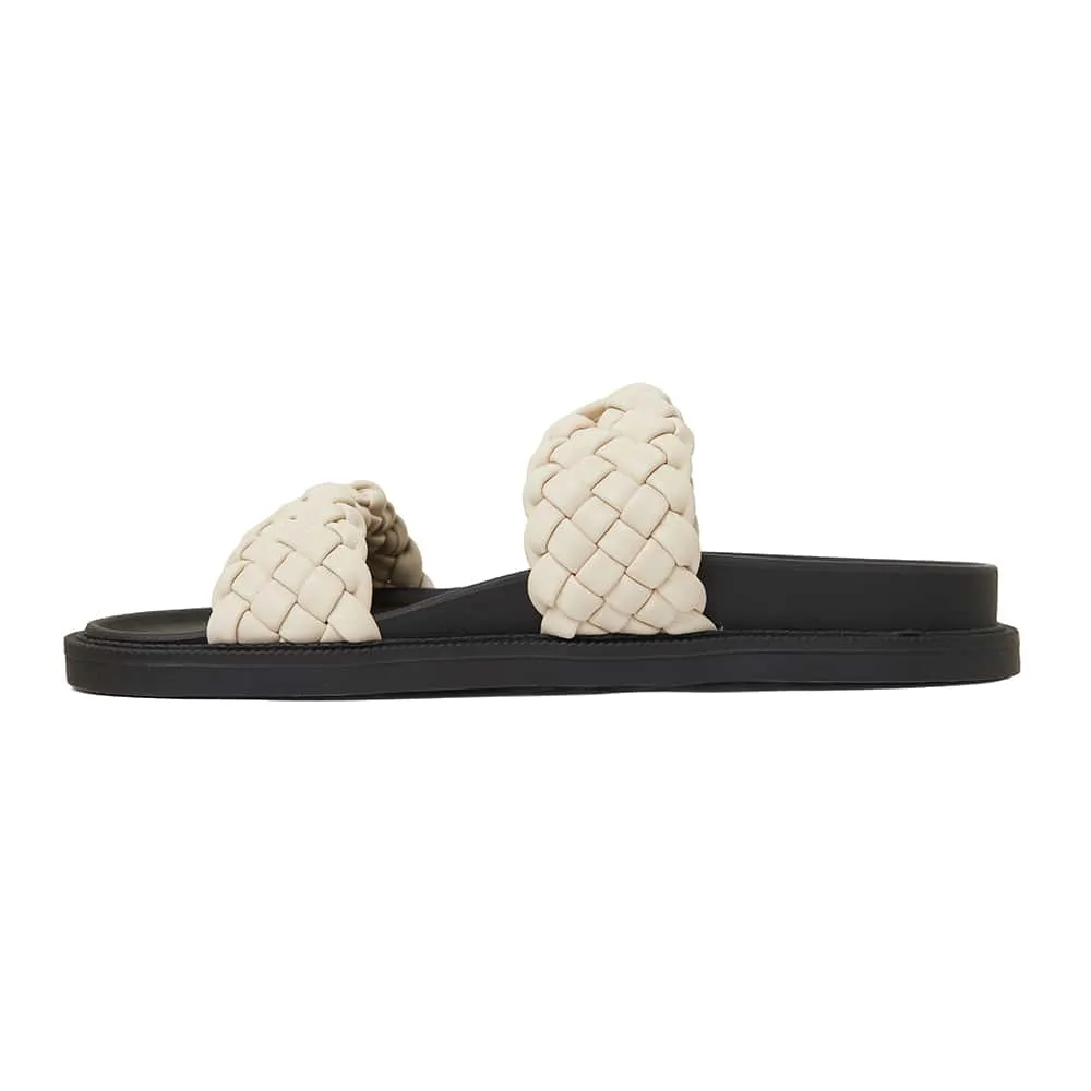 Ghost Slide in Nude And Black Smooth