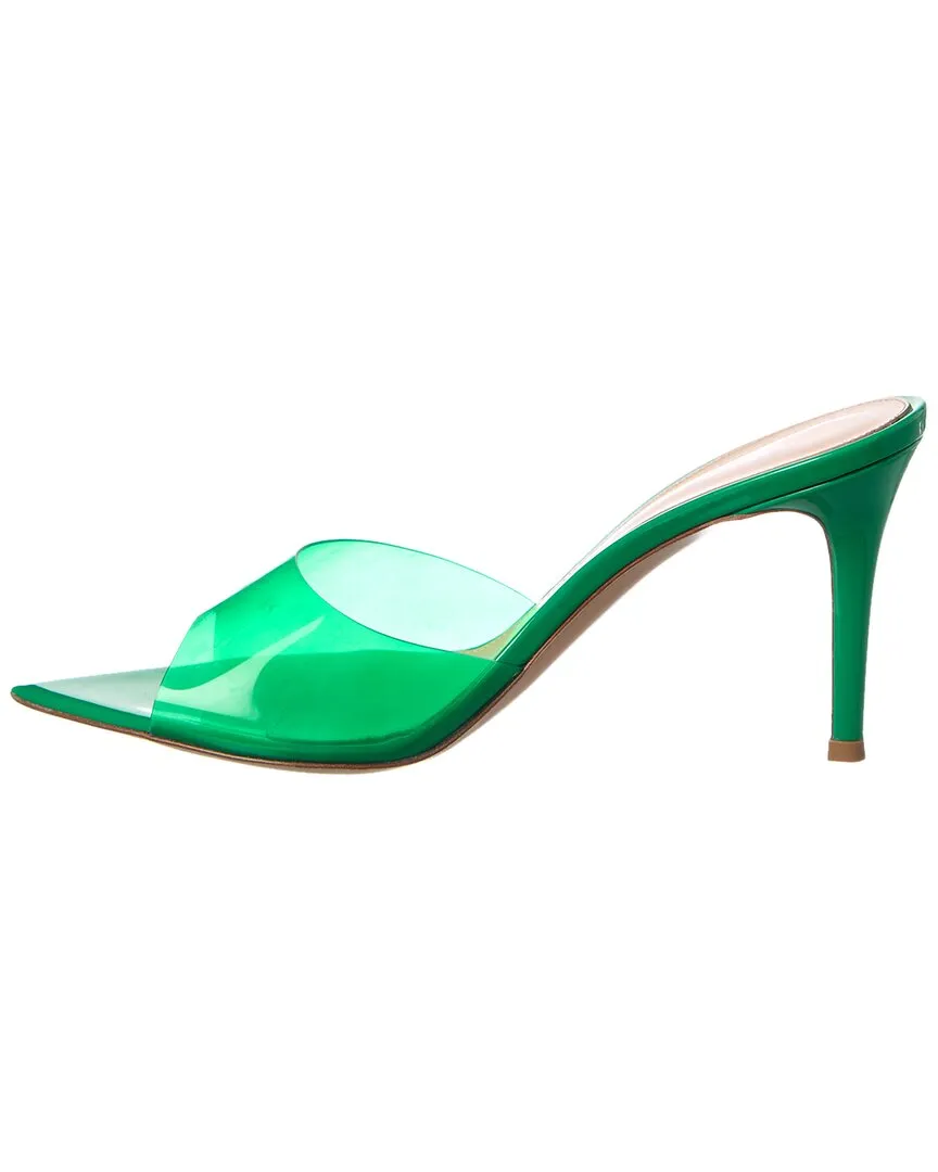 Gianvito Rossi Elle Leather & Vinyl Sandal