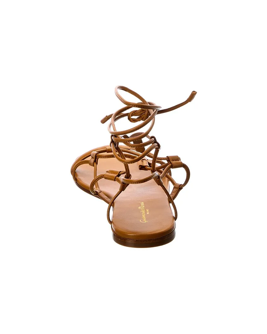 Gianvito Rossi Giza Leather Sandal