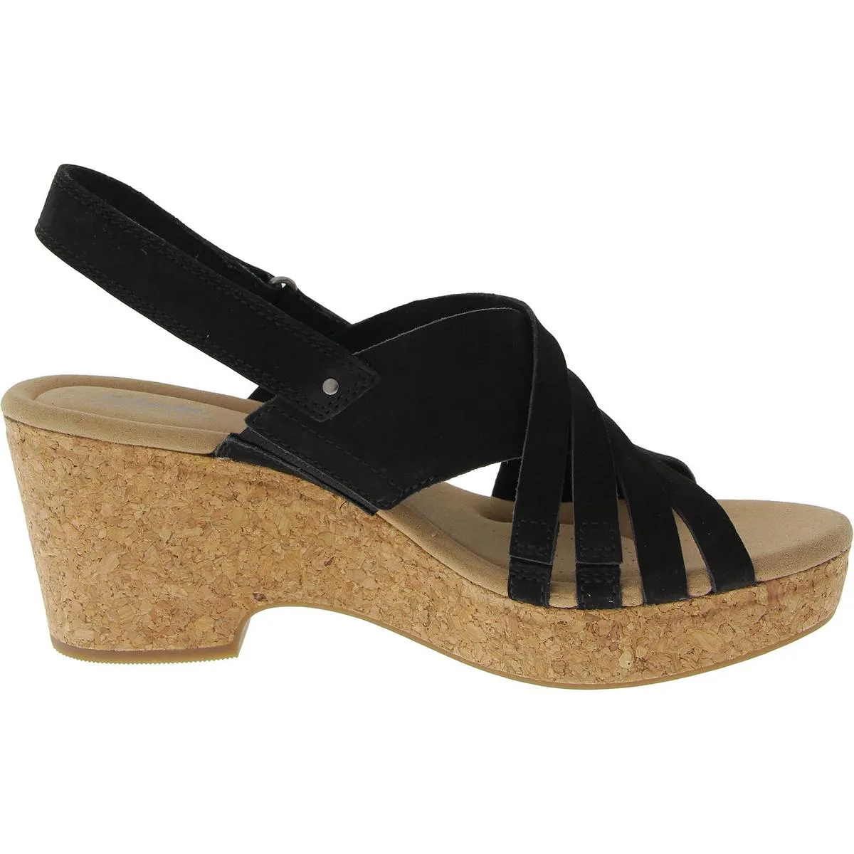 Giselle Ivy Womens Open Toe Platform Slingback Sandals