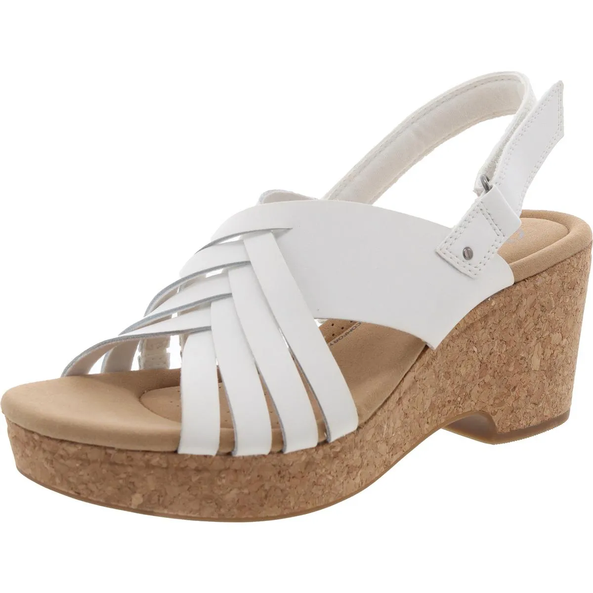 Giselle Ivy Womens Open Toe Platform Slingback Sandals