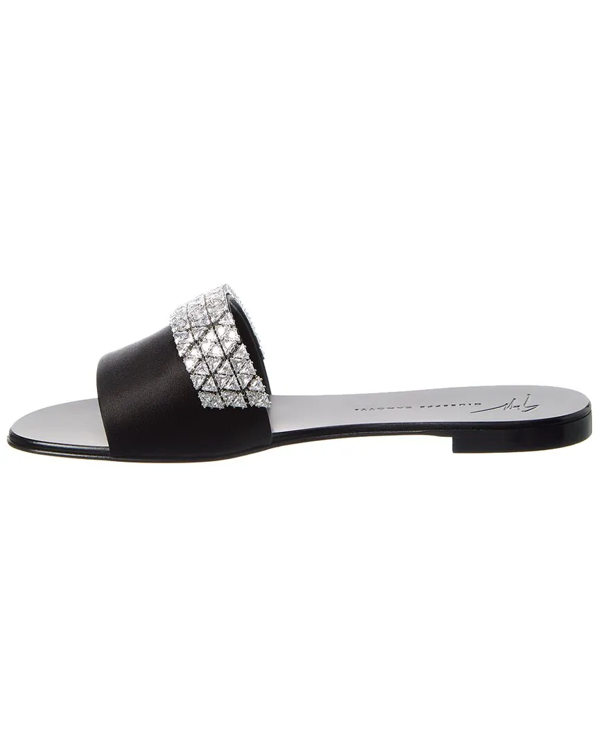 Giuseppe Zanotti Roll Satin Sandal