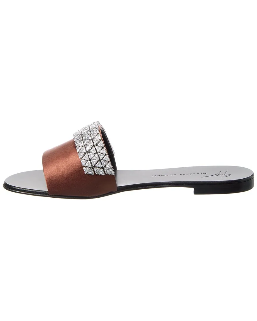 Giuseppe Zanotti Roll Satin Sandal