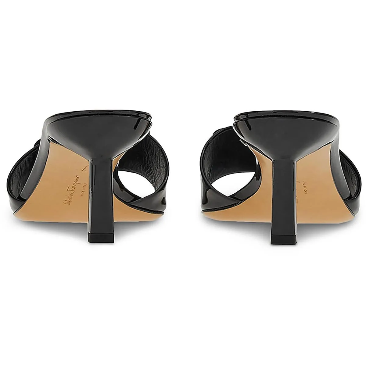 Glo 55 Womens Patent Embellished Heels
