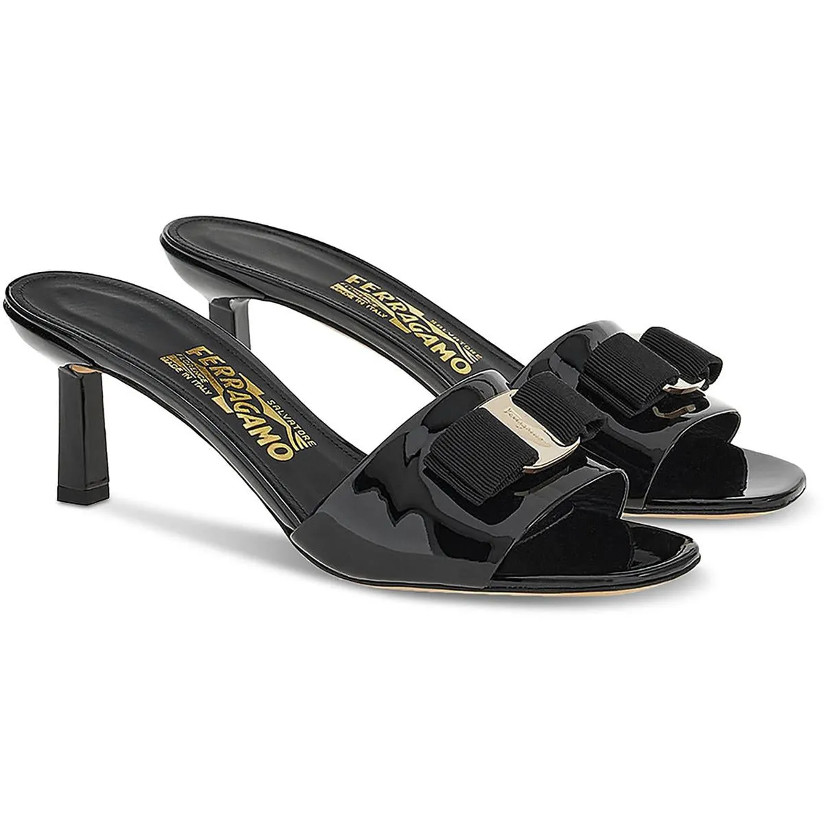 Glo 55 Womens Patent Embellished Heels