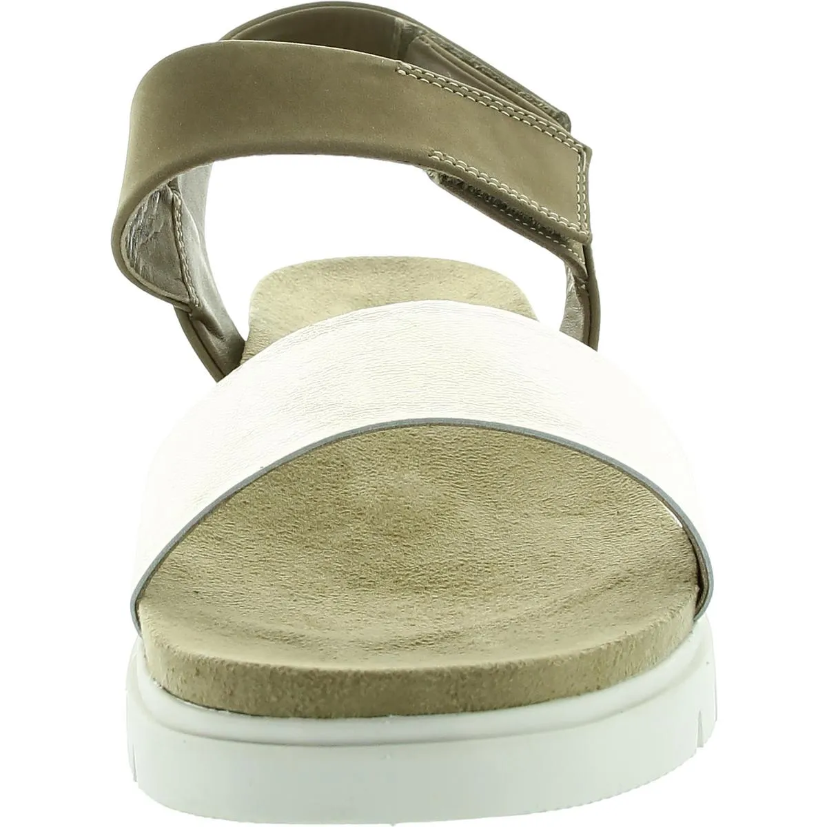 Goodie Womens Metallic Leather Slingback Sandals