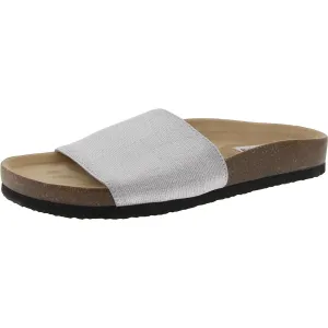 Gravity Womens Stretch Knit Slide Sandals