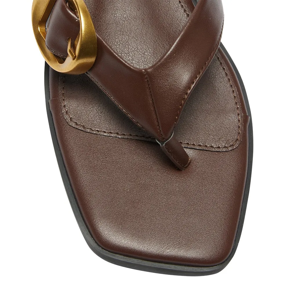 Greece Slide in Brown  Smooth