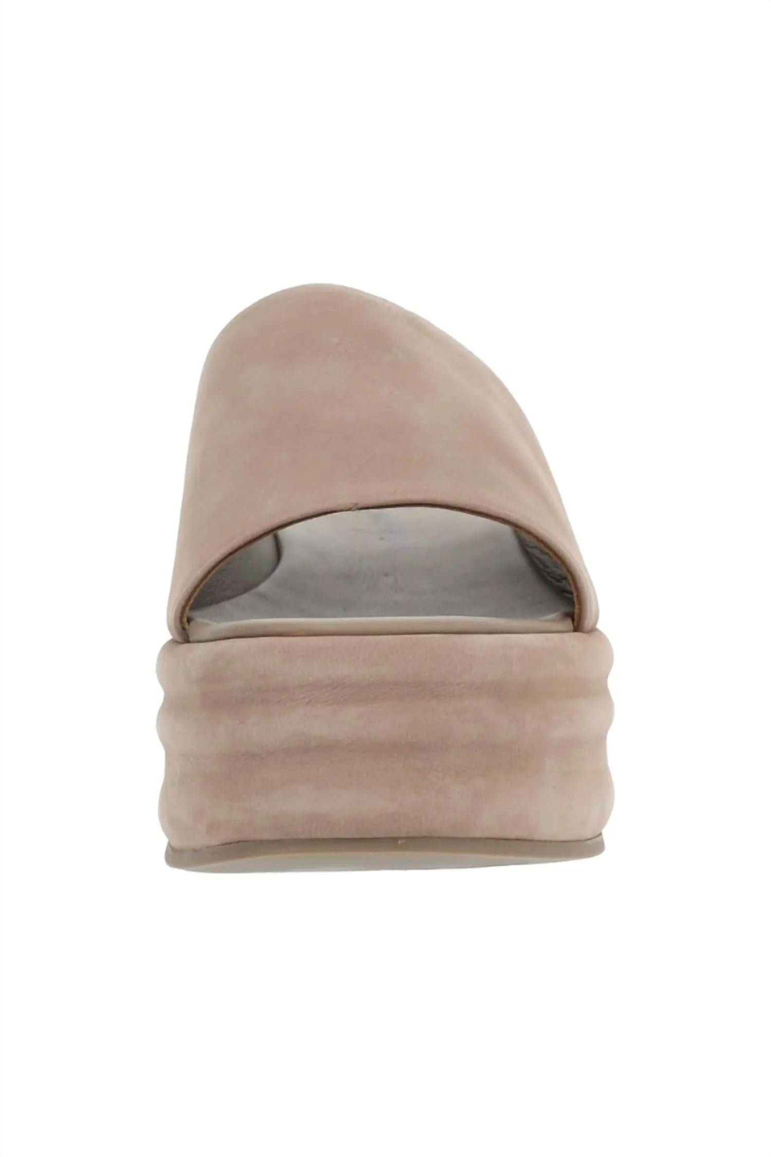 Harbor Flatform Sandal In Fawn Grey