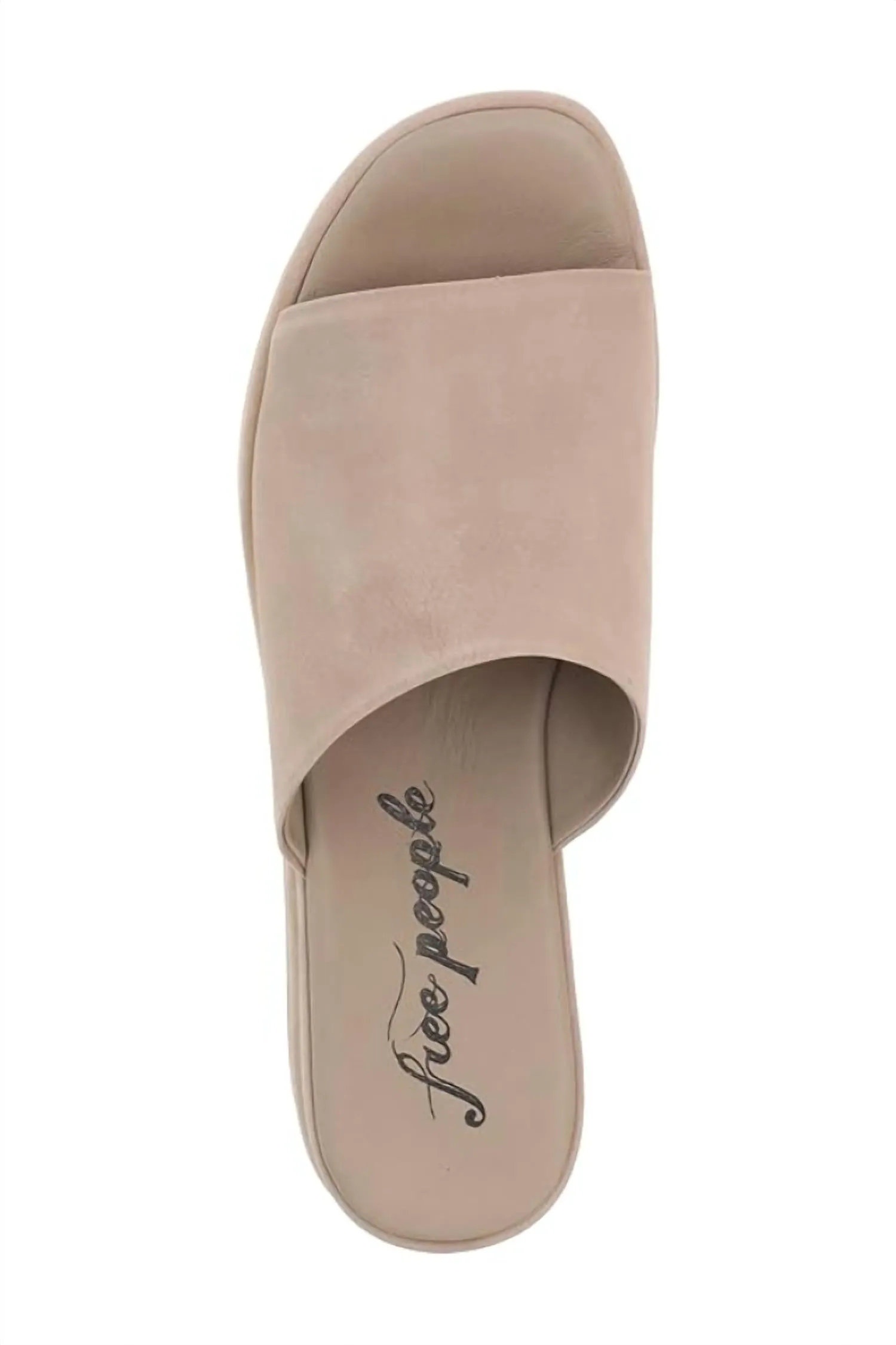 Harbor Flatform Sandal In Fawn Grey