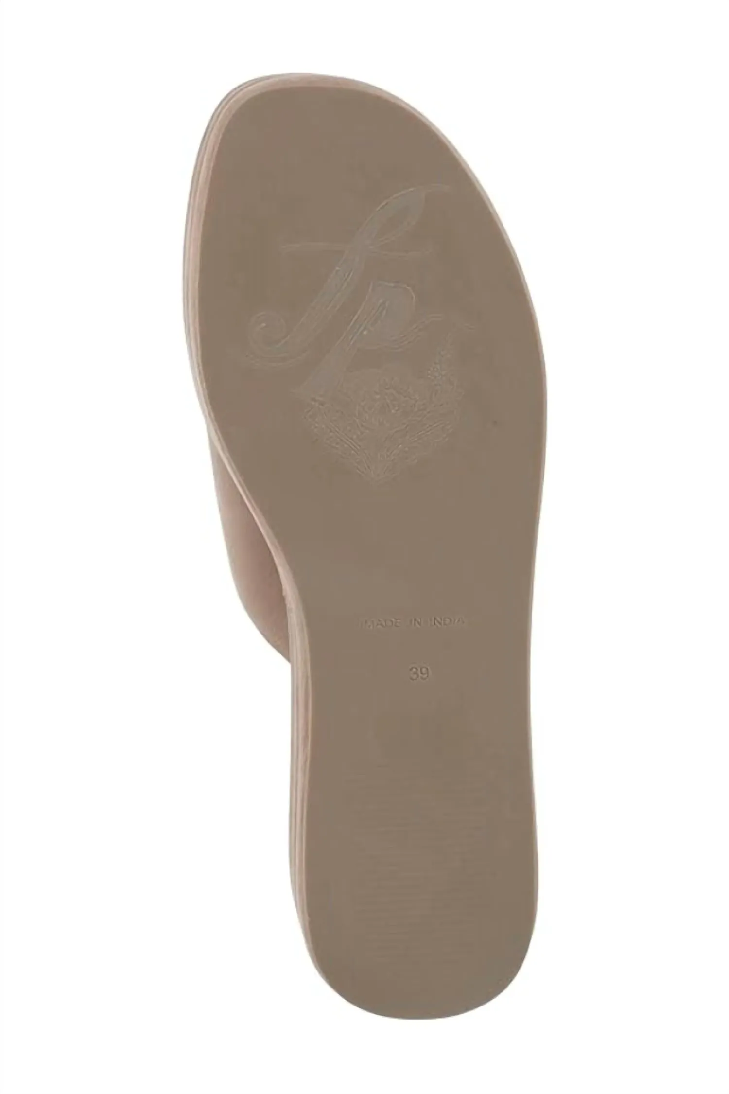 Harbor Flatform Sandal In Fawn Grey