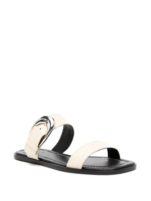 Harlow Flat Sandal In Cream
