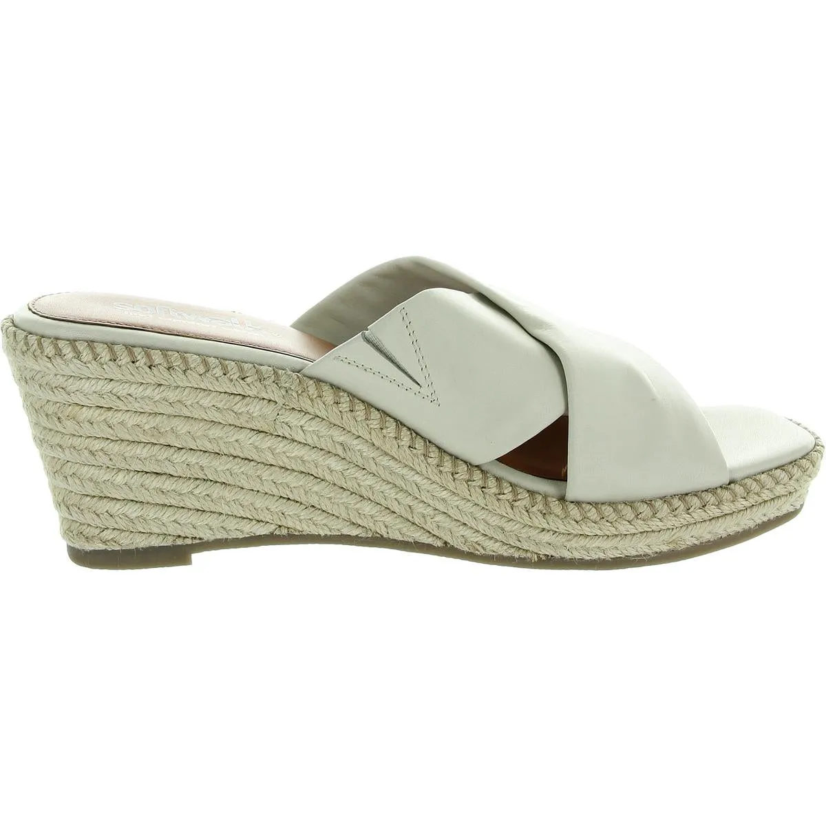 Hastlings Womens Criss-Cross Suede Wedge Sandals