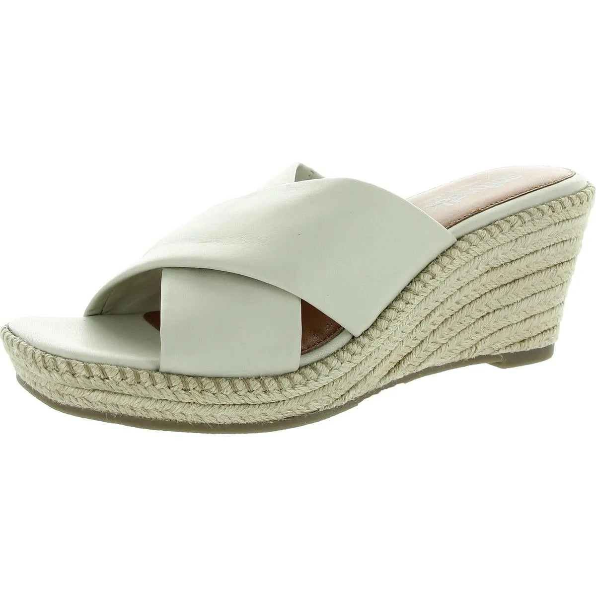 Hastlings Womens Criss-Cross Suede Wedge Sandals