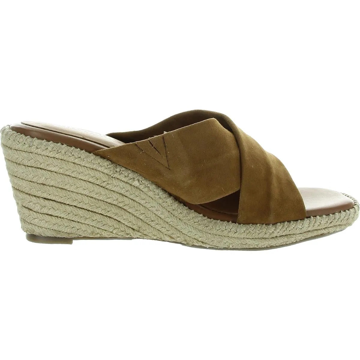 Hastlings Womens Criss-Cross Suede Wedge Sandals