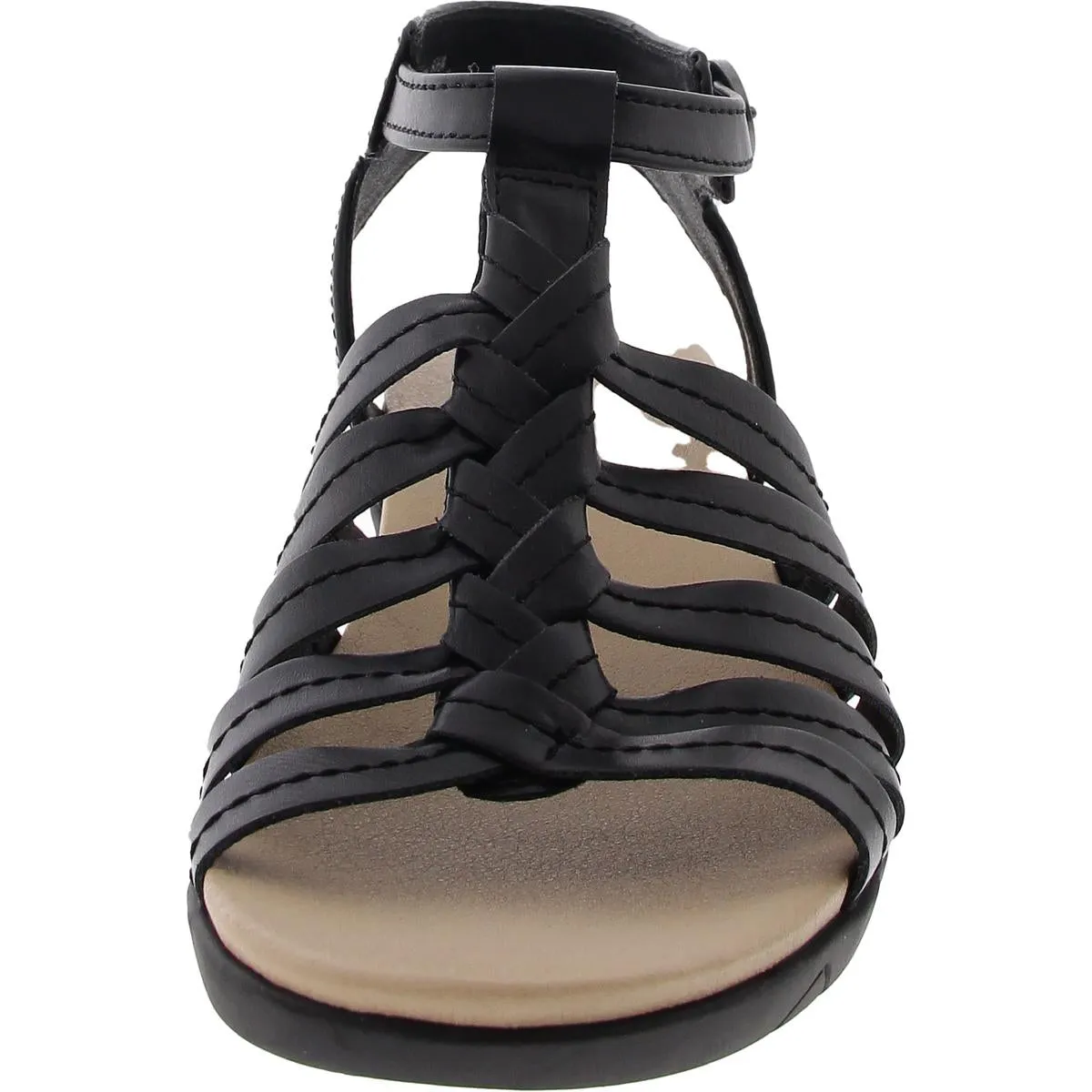 HAVANNA Womens Braided Man Made Ankle Strap