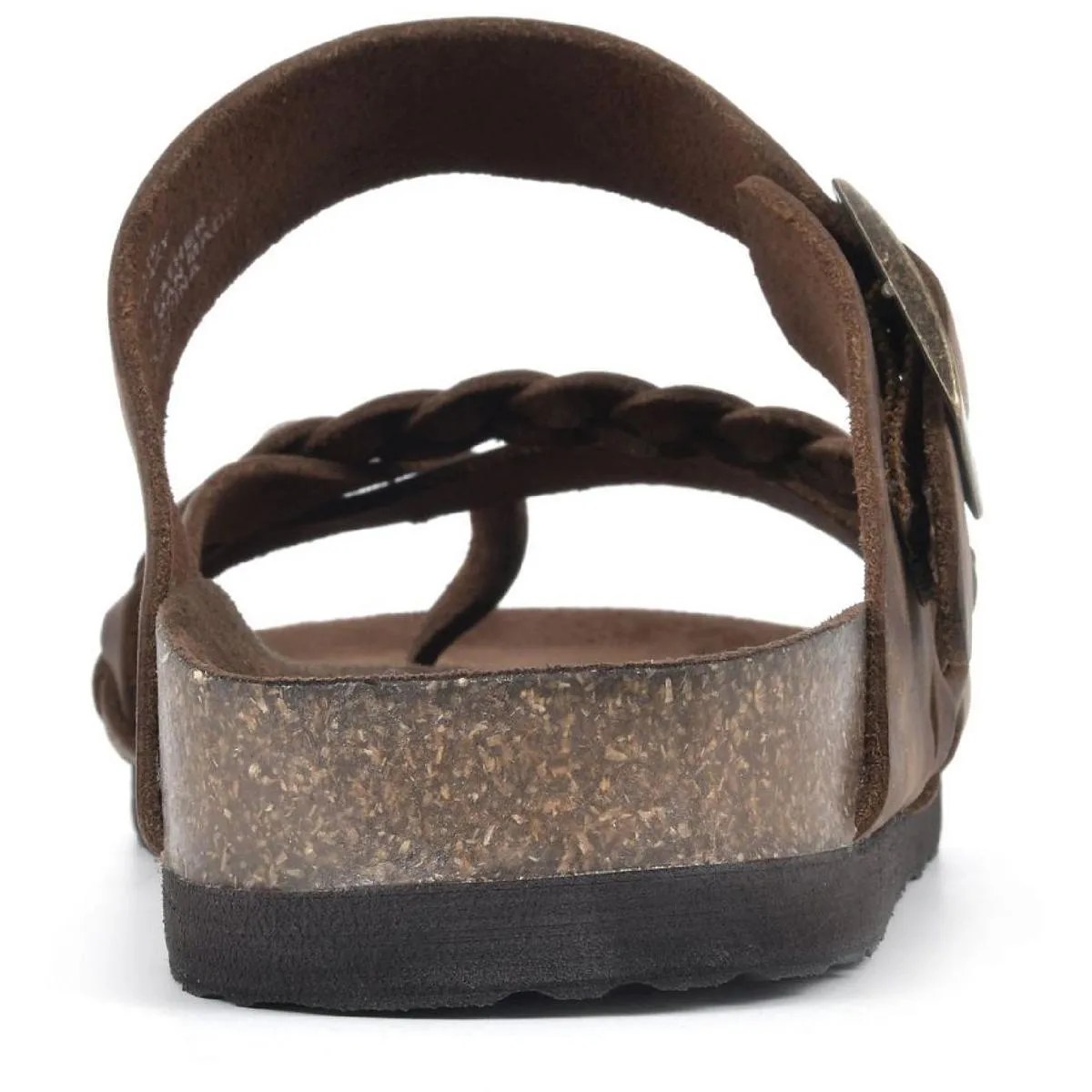 Hazy Womens Braided Slip On Slide Sandals