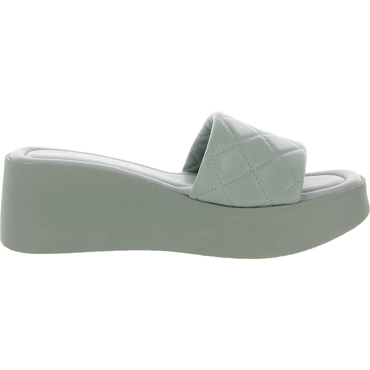HIgh Note Womens Slip-on Leather Slide Sandals