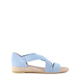 HOLLIE Light Blue Suede