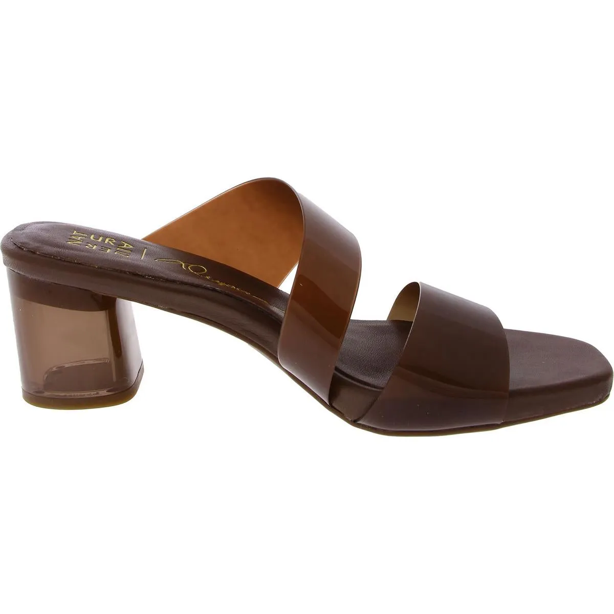 Illuminate Heel Womens Open Toe Slip On Heels