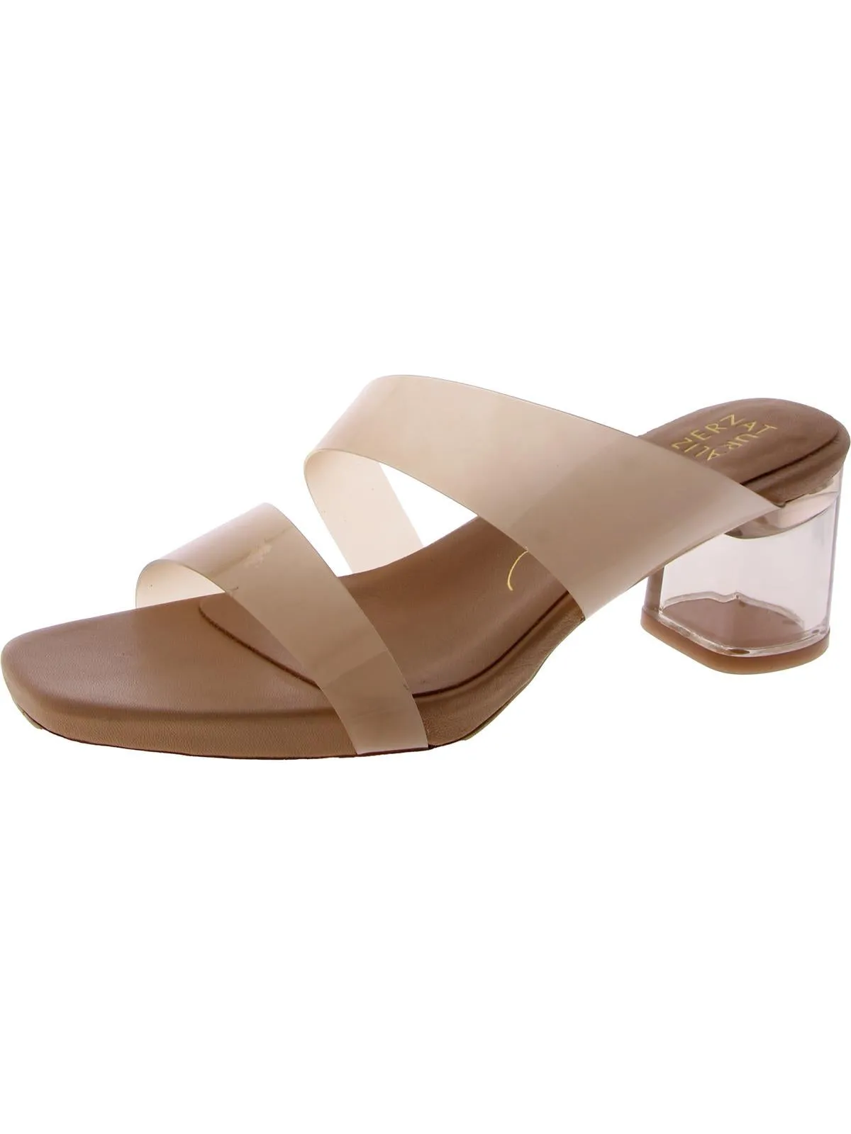 Illuminate Heel Womens Open Toe Slip On Heels