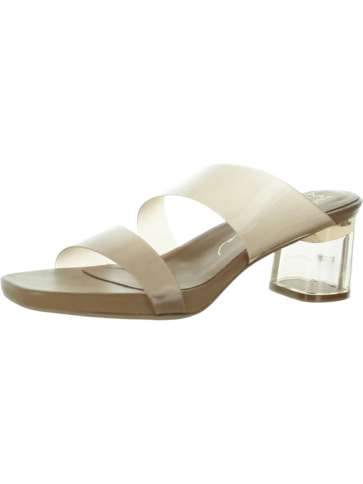 Illuminate Heel Womens Open Toe Slip On Heels