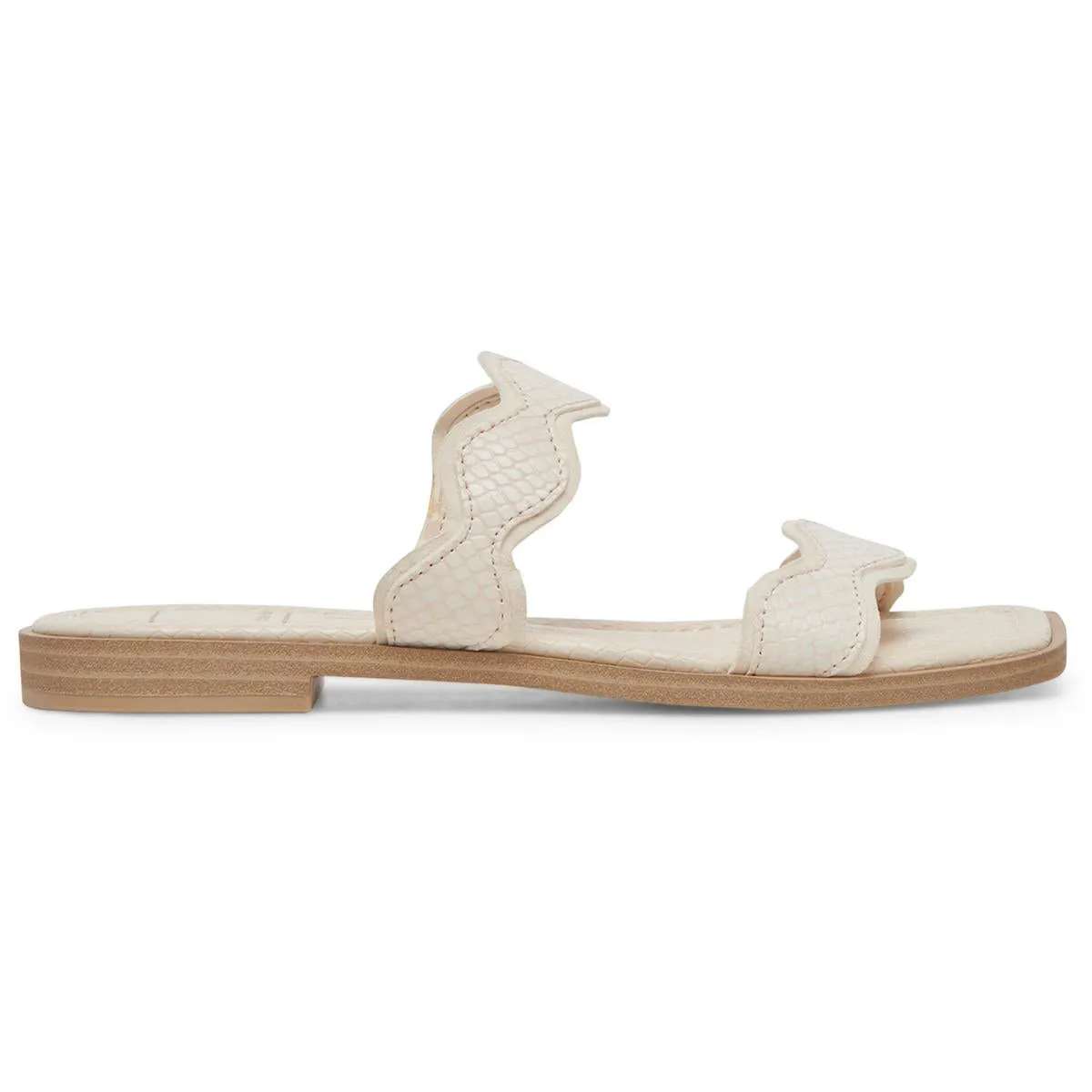 Ilva Low Womens Metallic Slide Sandals