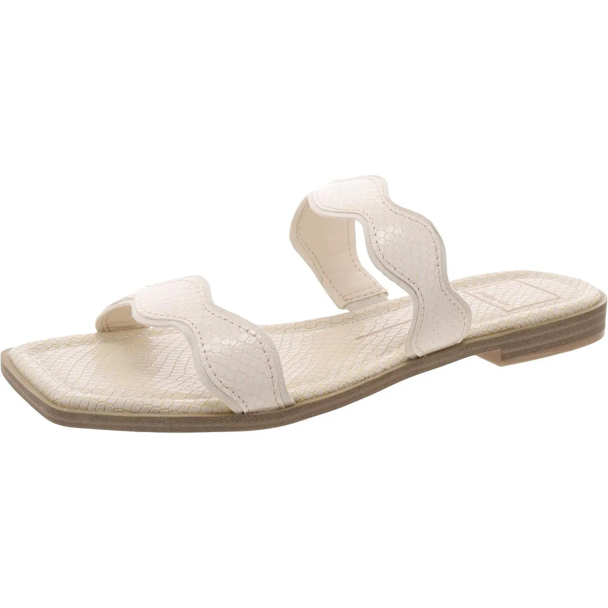Ilva Low Womens Metallic Slide Sandals