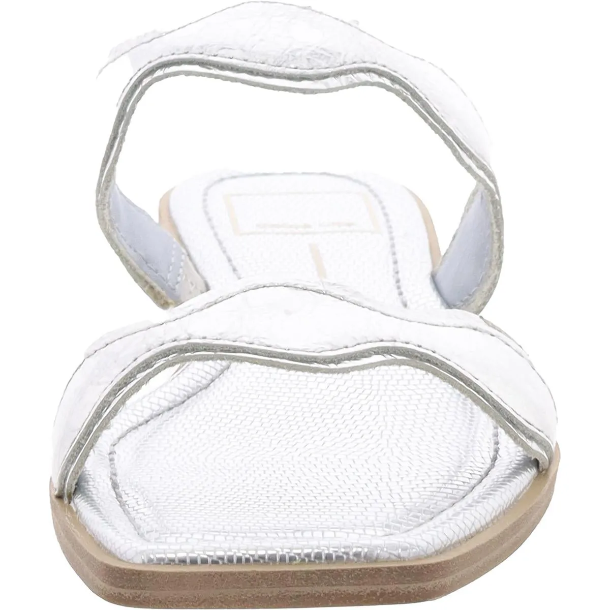Ilva Low Womens Metallic Slide Sandals