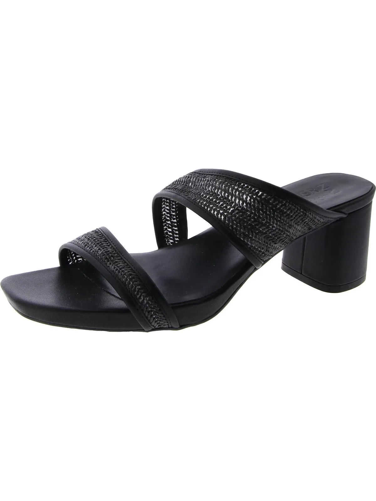 Inez 2 Womens Faux Leather Slip On Heels