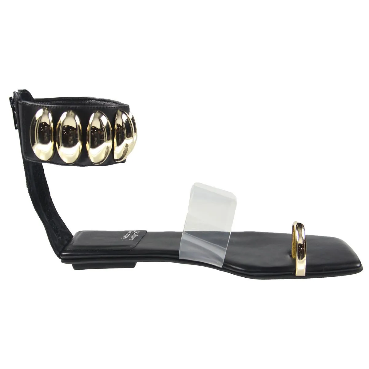 Island Womens Zipper Manmade Ankle Strap