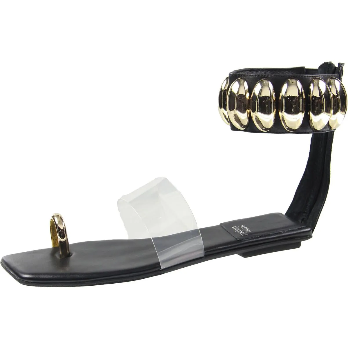 Island Womens Zipper Manmade Ankle Strap